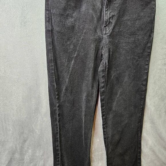 Style & Co Jeans Womens Size 6 Black Easy Care Straight Leg Fit Denim - Picture 2 of 10